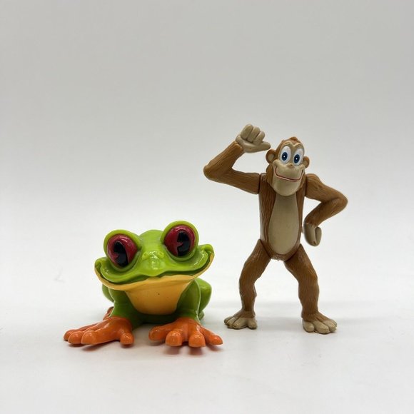 Rain Forest Cafe‎ Tree Frog & Gorilla PVC Souvenir Collectible Figure 2" Toy - Picture 2 of 5